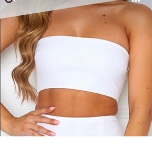 White Fox Boutique Save The Date Crop Top